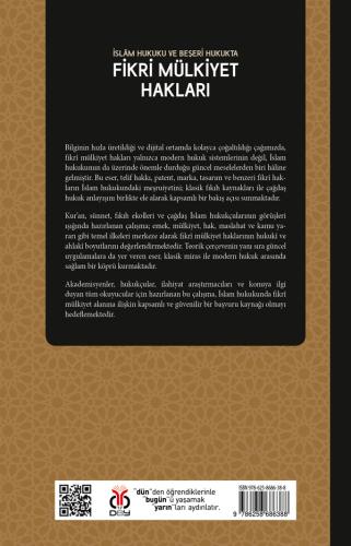 İslâm Hukuku ve Beşeri Hukukta Fikri Mülkiyet Hakları Ahmet Saban İslâm Hukuku ve Beşeri Hukukta Fikri Mülkiyet Hakları Ahmet Saban