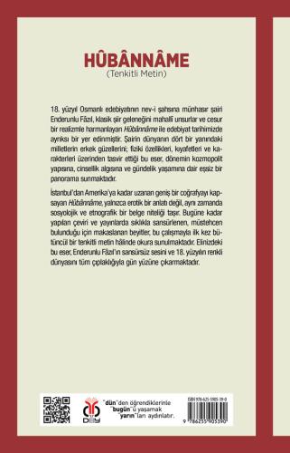 Hûbânnâme (Tenkitli Metin) Enderunlu Fâzıl Hûbânnâme (Tenkitli Metin) Enderunlu Fâzıl