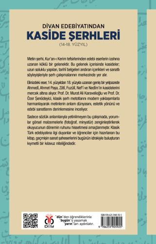 Divan Edebiyatından Kaside Şerhleri (14-18. Yüzyıl) Murat Ali Karaveli