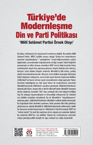 Türkiye’de Modernleşme Din ve Parti Politikası: ‘Millî Selâmet Partisi