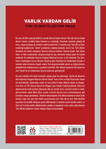 Varlık Vardan Gelir: Türk Dilinde Felsefenin İmkanı İrfan Görkaş