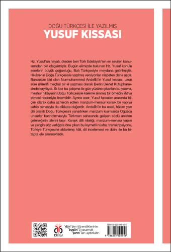 Doğu Türkçesi İle Yazılmış Yusuf Kıssası Nurmuhammed Andelîb Doğu Türkçesi İle Yazılmış Yusuf Kıssası Nurmuhammed Andelîb